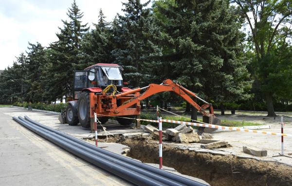 Sewer Line Excavation in Ballwin