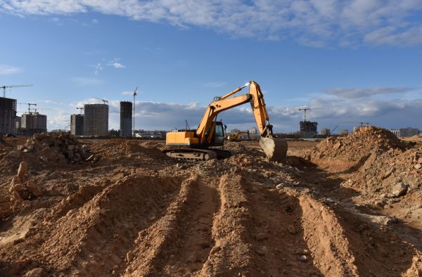 Drainage Trench Excavation in Ballwin