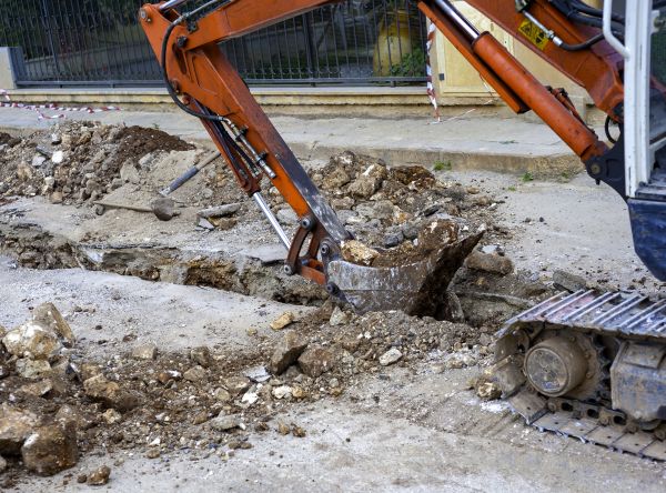 Gas Line Excavation in Ballwin